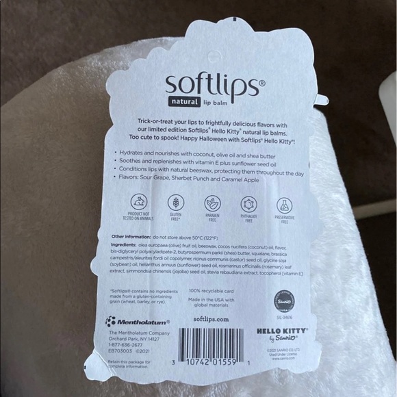 New! Softlips® Hello Kitty® natural lip balm - Picture 3 of 3